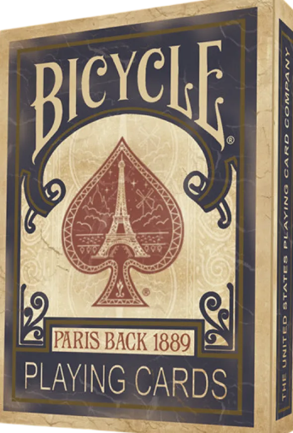 Bicycle Paris Back Playing Cards - Bleu 1889