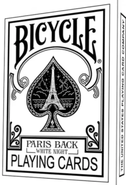 Bicycle Paris Back Playing Cards - Blanc