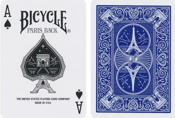 Bicycle Paris Back Playing Cards - Bleu