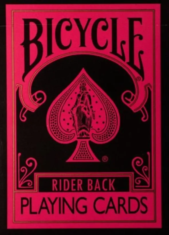 Bicycle Reverse Rose/Noir