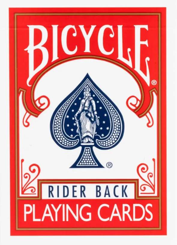 Bicycle - Rider Back - Rouge