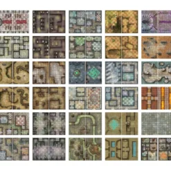 Big Book of Battle Mats - Cells & Shrines
