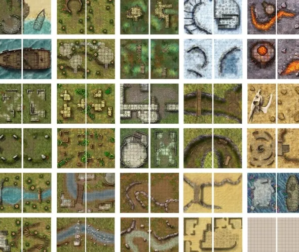 Big Book of Battle Mats - Wrecks & Ruins