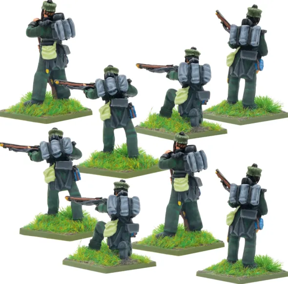 Black Powder: The Crimean War - British Rifle Brigade in Forage Caps