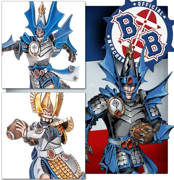 Blood Bowl : Équipe Hauts Elfes - Les Caledor Dragons