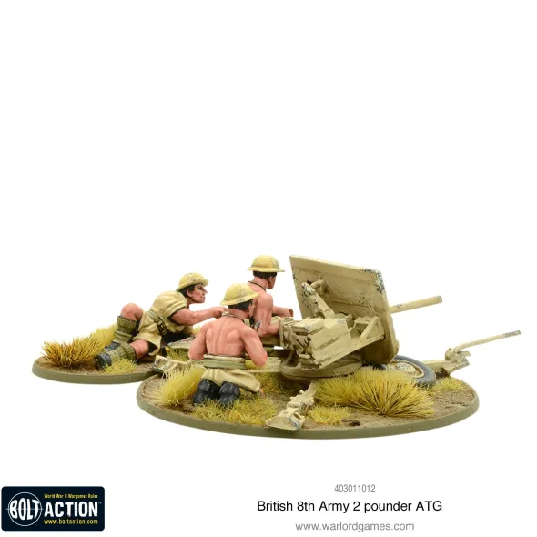 Bolt Action - British - 8th Army 2 Pounder ATG