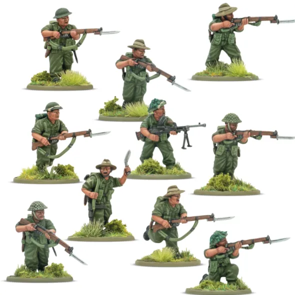 Bolt Action - Commonwealth - Ayo Gorkhali! - Gurkha Starter Army