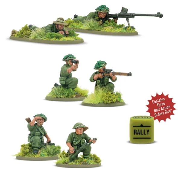 Bolt Action - Commonwealth - Gurkha Weapon Teams