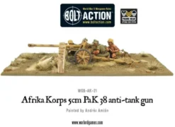 Bolt Action - German - Afrika Korps 5cm Pak38 Anti-Tank Gun