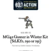 Bolt Action - German - MG42 Gunner in Winter kit (Sd.Kfz 250 or 251)
