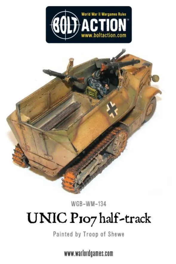 Bolt Action - German - UNIC P107 Half-track