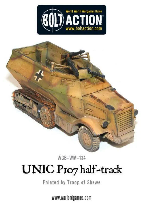Bolt Action - German - UNIC P107 Half-track