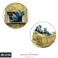 Bolt Action - Italian - Semovente L.40 47/32 SPG