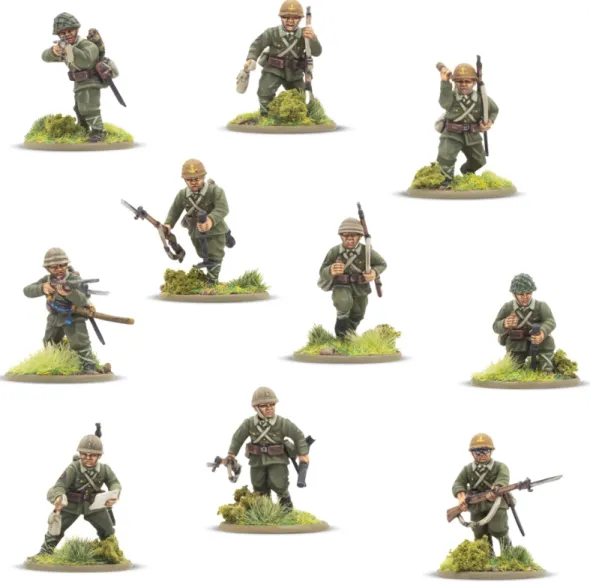 Bolt Action - Japanese - Japanese Army Infantry Platoon