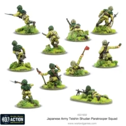 Bolt Action - Japanese - Teishin Shudan Paratrooper Squad