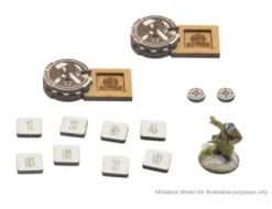 Bolt Action - MDF Artillery Zeroing In Markers - Soviet Union