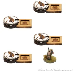 Bolt Action - MDF Unit Pin Markers - British 8th Army Desert Rats