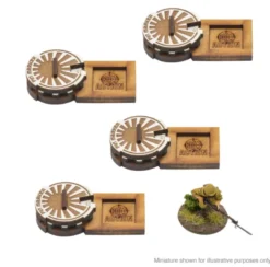 Bolt Action - MDF Unit Pin Markers - Japan