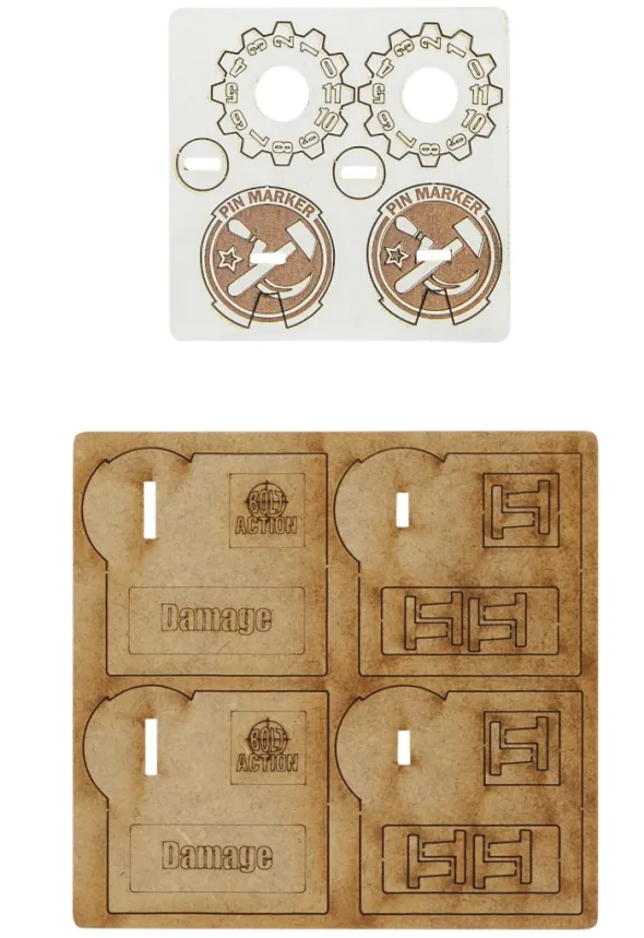 Bolt Action - MDF Vehicle Pin Markers - Soviet Union