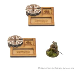 Bolt Action - MDF Vehicle Pin Markers - Great Britain