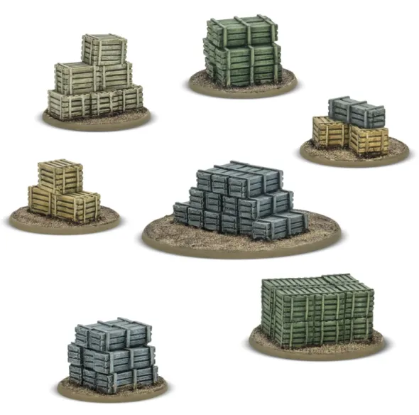 Bolt Action - Objective Marker Set - Crates