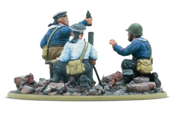 Bolt Action - Soviet - Naval Brigade Medium Mortar Team