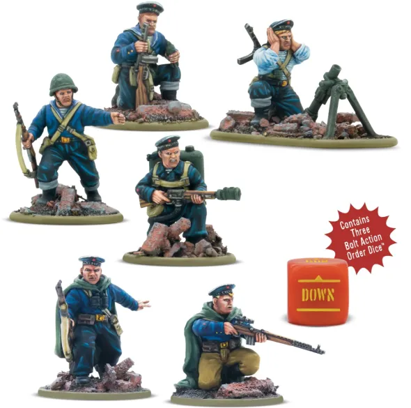 Bolt Action - Soviet - Naval Brigade Weapon Teams