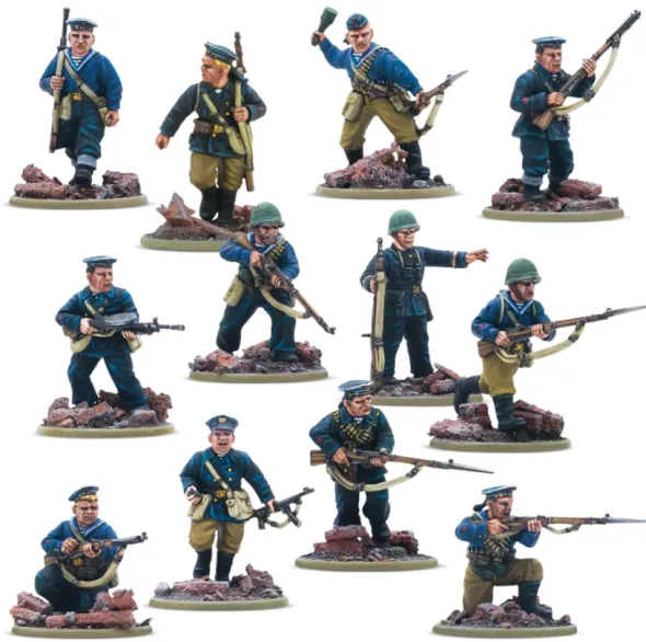 Bolt Action - Soviet - Naval Brigade Squad