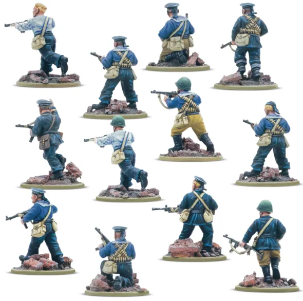Bolt Action - Soviet - Naval Brigade Veteran Squad