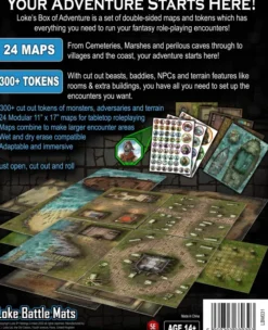Box of Adventure: RPG Maps & Tokens - 2 Coast of Dread