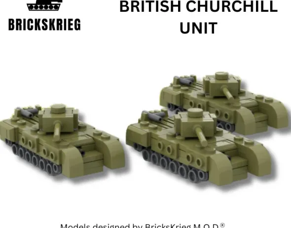 Brickskrieg - British Churchill - Unit