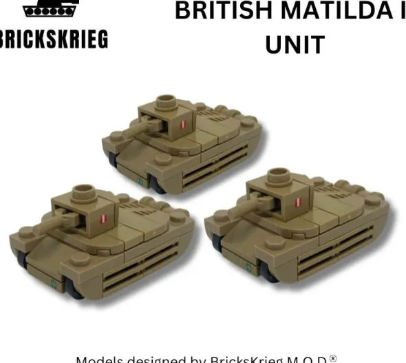 Brickskrieg - British Matilda II - Unit