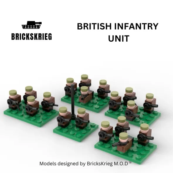 Brickskrieg - British Motorised Infantry Box Set