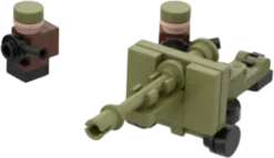 Brickskrieg - British 25pdr Artillery Single Model