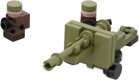 Brickskrieg - British 25pdr Artillery Single Model