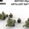 Brickskrieg - British 25pdr Artillery Battery