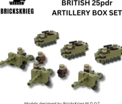 Brickskrieg - British 25pdr Artillery Box Set