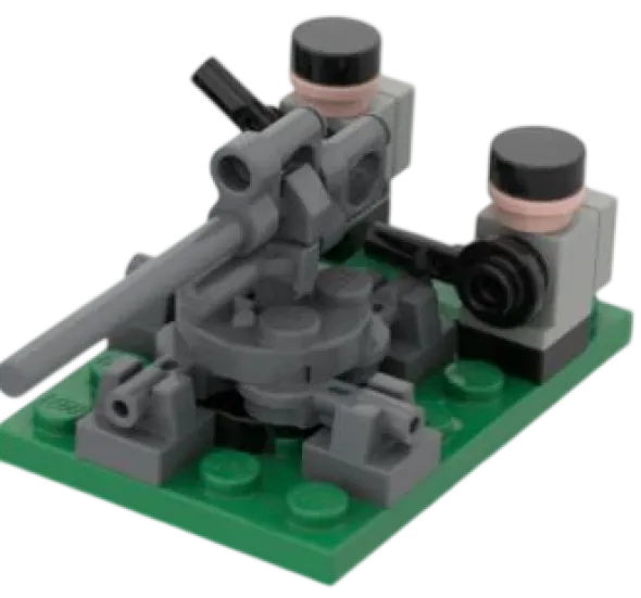 Brickskrieg - German 88mm Artillery
