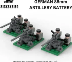 Brickskrieg - German 88mm Artillery Battery