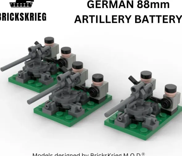 Brickskrieg - German 88mm Artillery Battery