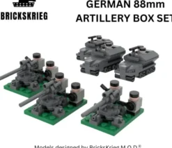 Brickskrieg - German 88mm Artillery Box Set