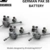 Brickskrieg - German PAK 38 Anti Tank Battery