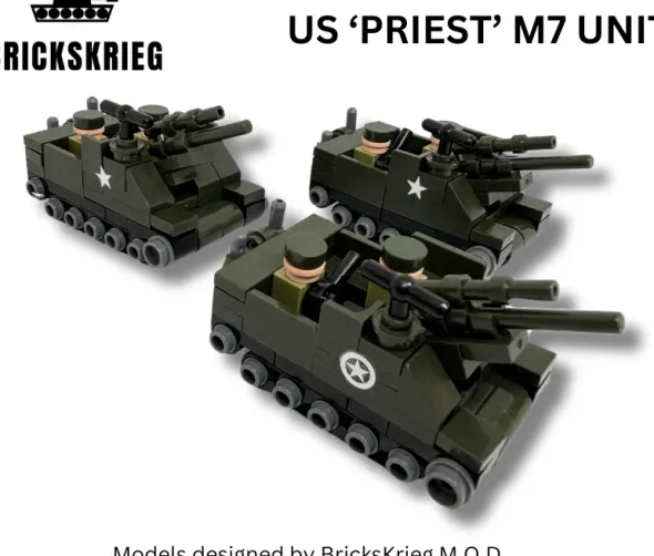 Brickskrieg - US M7 'Priest' - Unit