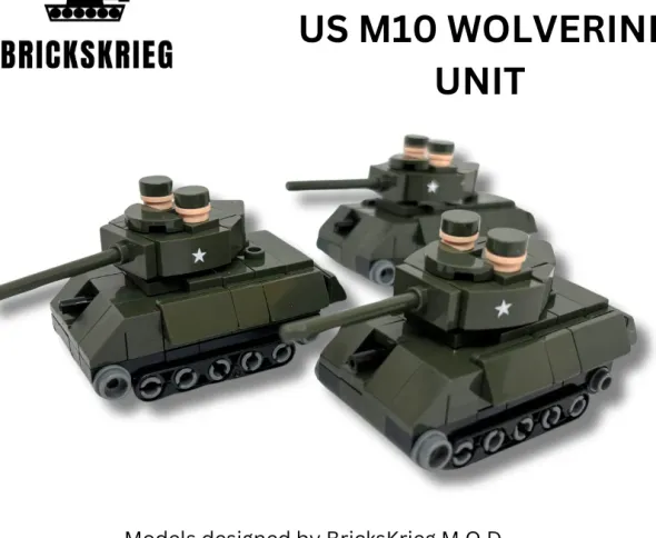 Brickskrieg - US M10 Wolverine - Unit