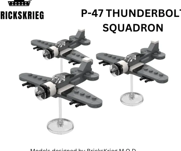 Brickskrieg - US P-47 Thunderbolt Squadron