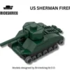 Brickskrieg - US Sherman M4 - Brigade