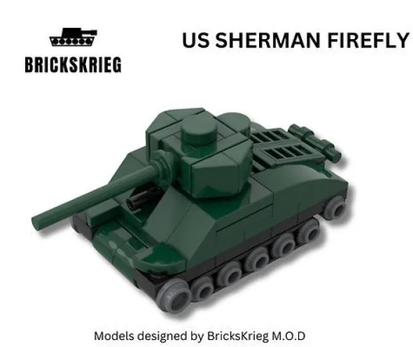 Brickskrieg - US Sherman M4 - Brigade