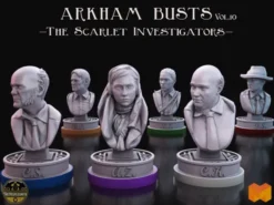 Bustes d'Investigateurs Lovecraftiens Vol. 10 – Investigateurs des Clés Écarlates