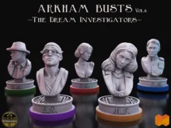 Bustes d'Investigateurs Lovecraftiens Vol. 6 – Investigateurs Dévoreurs de Rêves