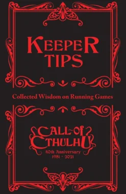 Call of Cthulhu 7th Ed - Keepers Tips - Leatherette, Black